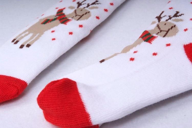 Modern Cotton Baby Socks Christmas Design Baby Girls Socks Cartoon Casual Baby Children's Christmas Socks For Kids