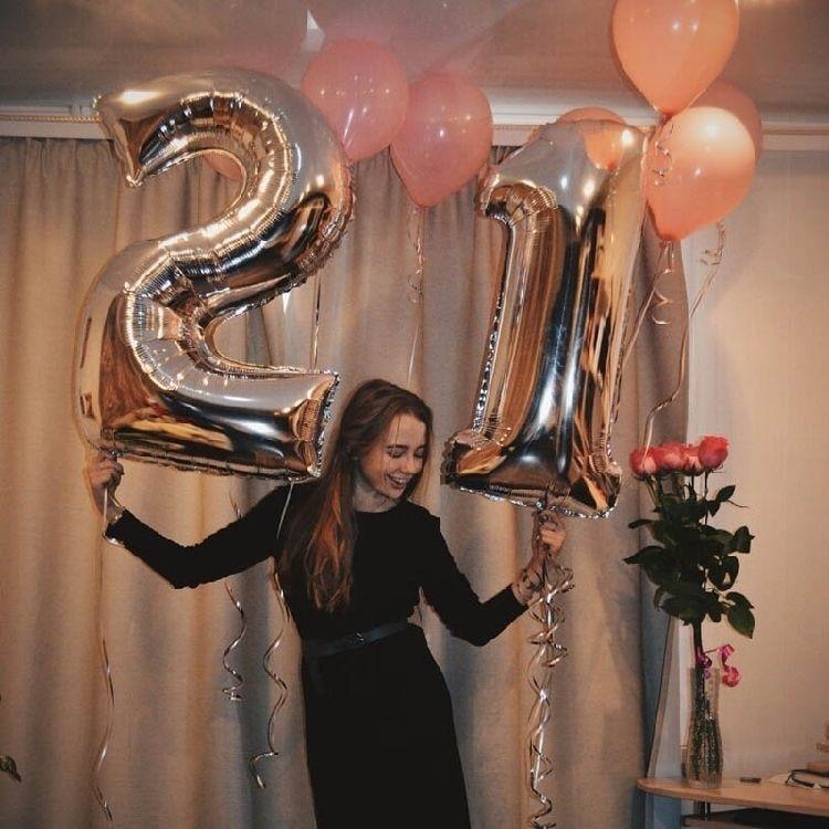 NEW Big Modern 32inch Luxury Number Foil Helium Balloons For Birthday Party and Celebrations Modern Decoration