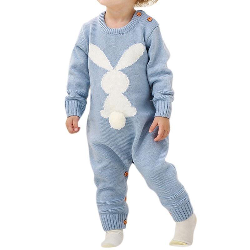 Handmade Modern Luxury Christmas Baby Rompers Newborn Rabbit Baby Jumpsuit Overall Long Sleeve Baby Boys Clothes