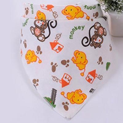 Baby Bibs Cute Cartoon Pattern bib Burp Cloths Saliva Towel Cotton Infant Burp Cloths Bib For Kids