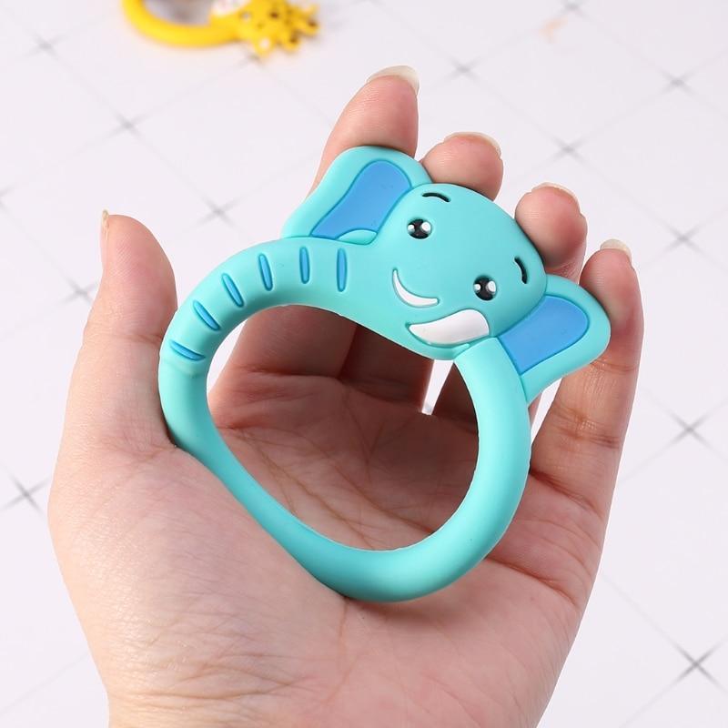 Baby Silicone Teether Pacifier Cartoon Teething Nursing Silicone BPA Free Toys For Baby KIds