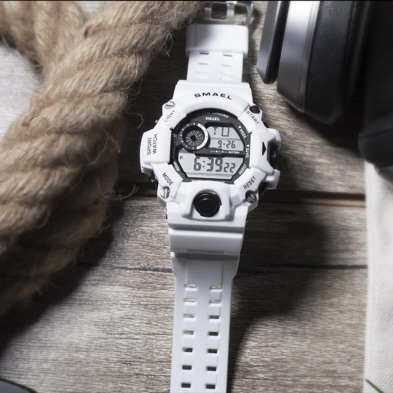 Digital Mens Sports Waterproof 50 M Watches With Auto Date relogio masculino Army Military Sports Unisex Watch