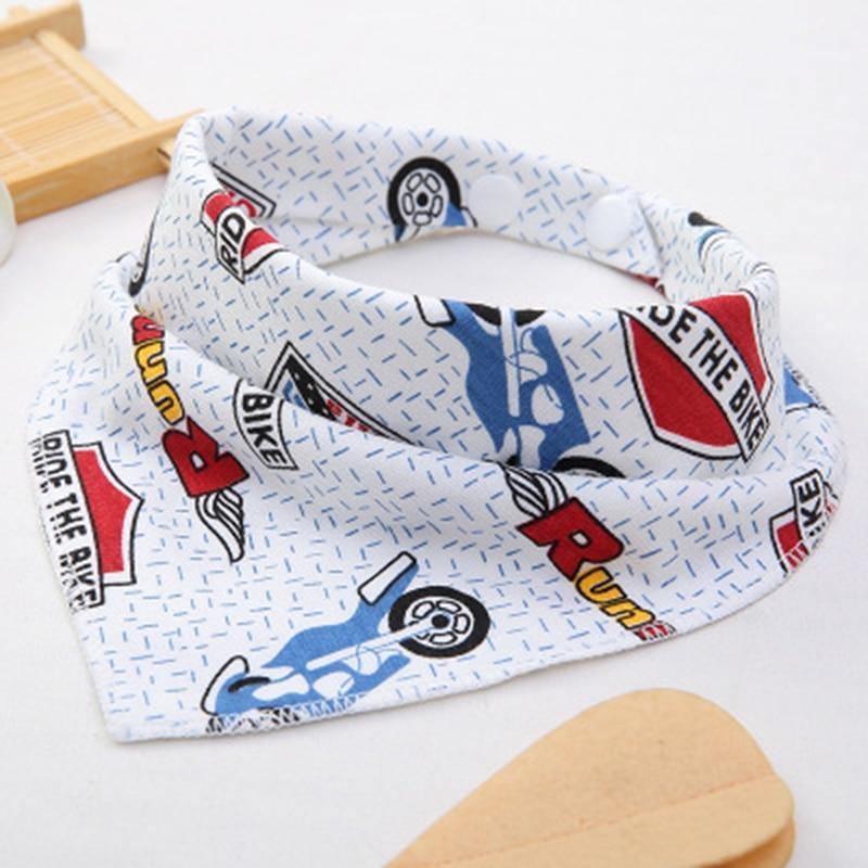Baby Bibs Cute Cartoon Pattern bib Burp Cloths Saliva Towel Cotton Infant Burp Cloths Bib For Kids