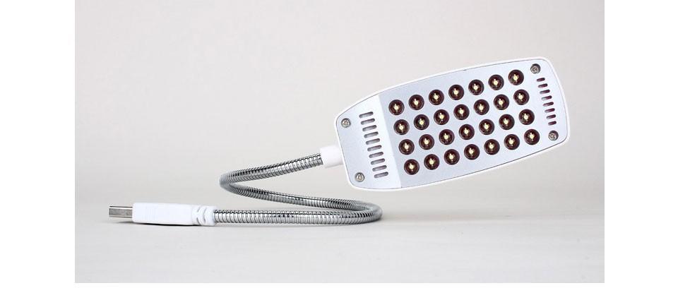 STEVVEX LED Reading Flexibile Lamp LED USB Book light Ultra Bright Flexible 4 Colors for Laptop Notebook and PC Computer