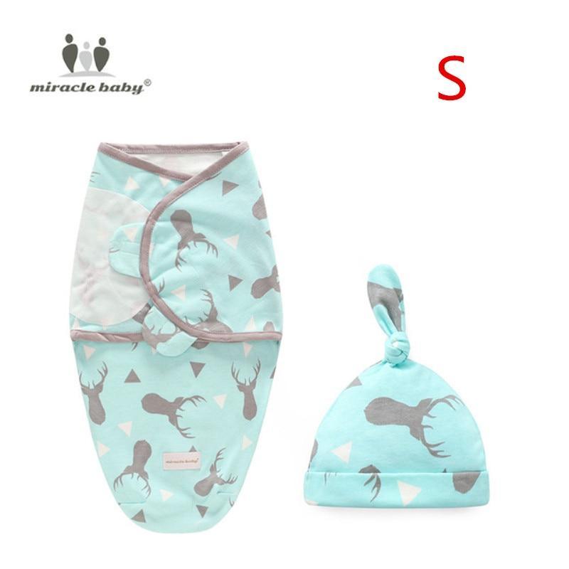 Baby Swaddle Blanket With Cap Swaddle Wrap Swaddling bag Baby Sleeping Bag