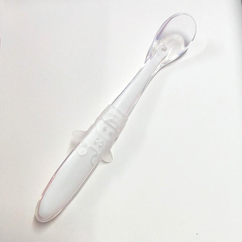 Baby Full Silicone Soft Training Spoon Children Tableware Perfect Gift For Parents Baby Boys Or Girls Unique Design