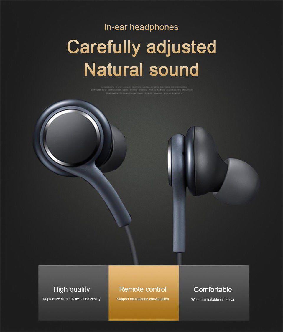 Headphone Earphone For Smart Phones with Stereo In-Ear Headset Wire Earphones