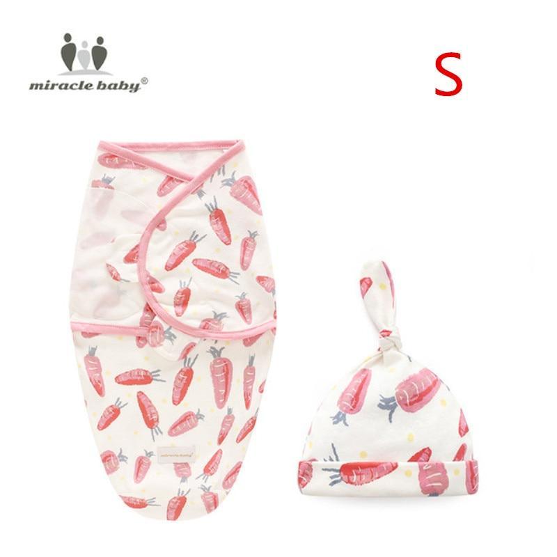 Baby Swaddle Blanket With Cap Swaddle Wrap Swaddling bag Baby Sleeping Bag