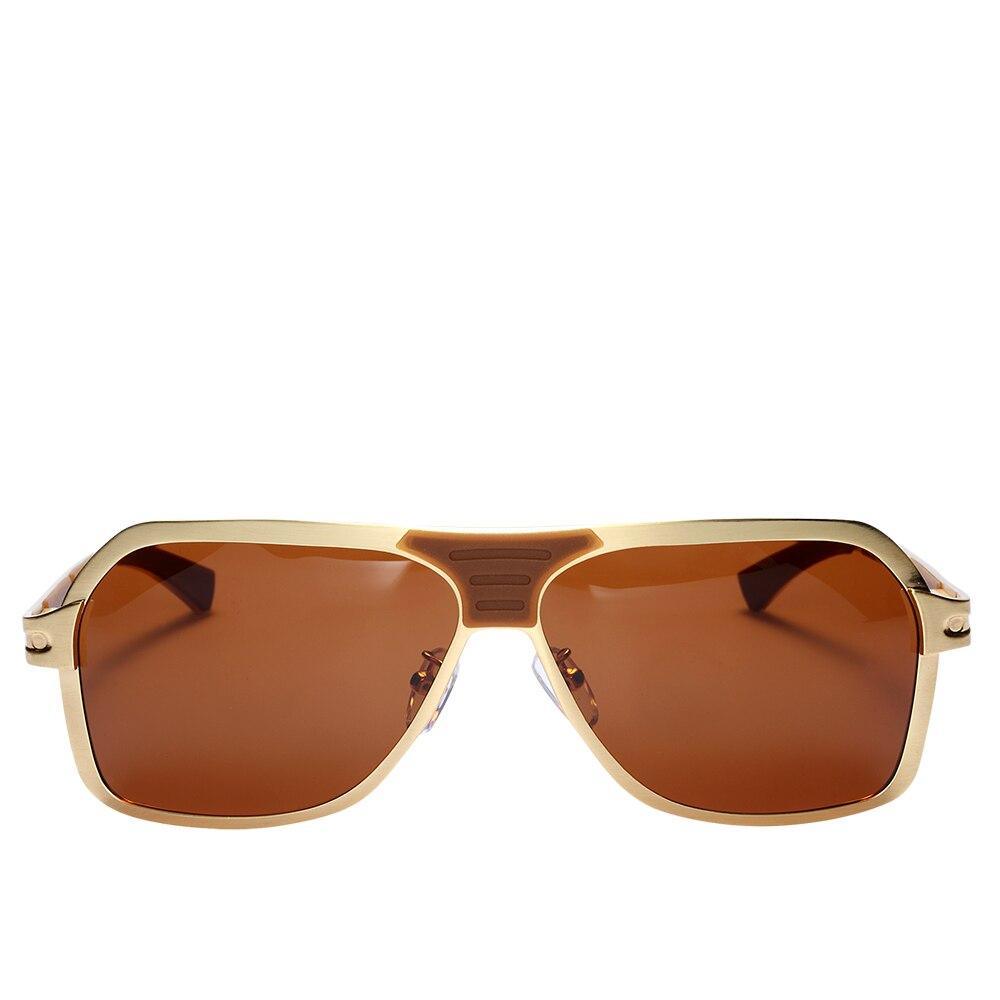 Brand Designer Driving Sunglasses for Men Polarized Sunglasses Men in Aviation Retro Design With High Quality Full Metal Frame and UV400 Protection