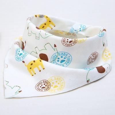 Baby Bibs Cute Cartoon Pattern bib Burp Cloths Saliva Towel Cotton Infant Burp Cloths Bib For Kids