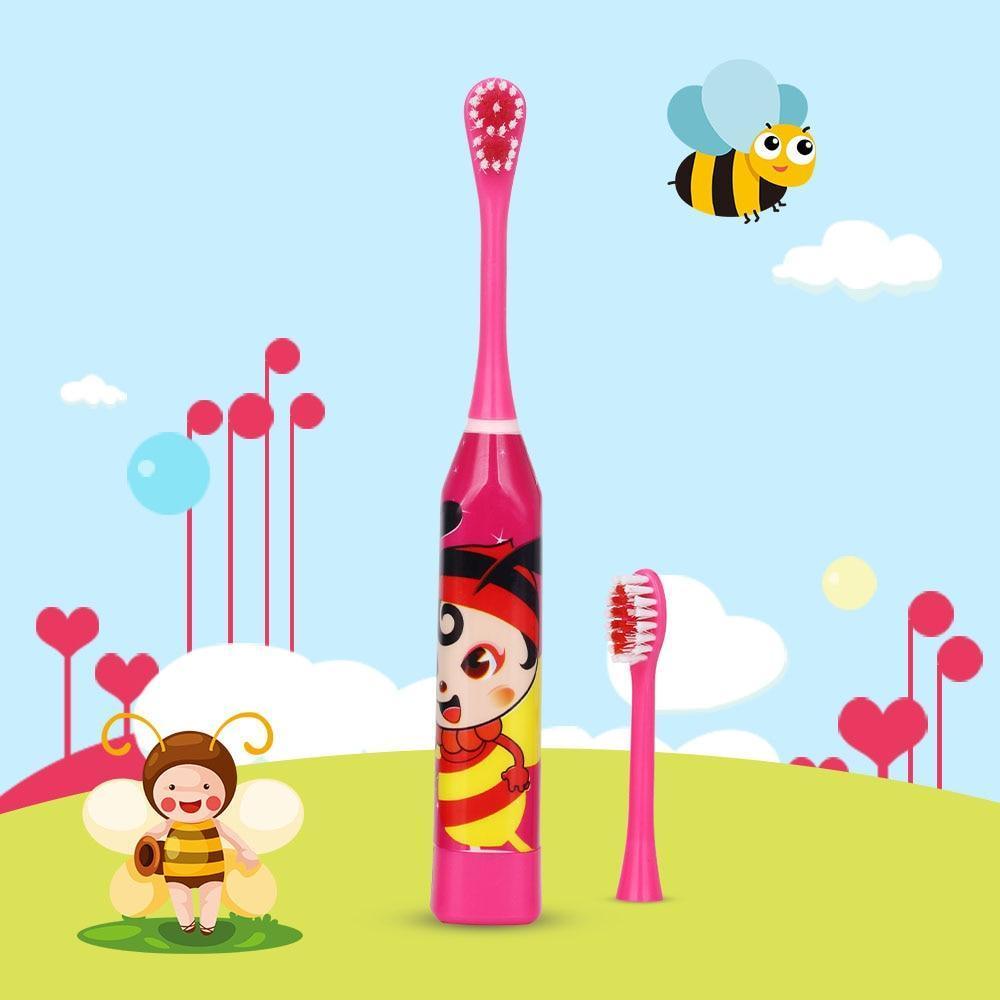 Cartoon Children Electric Toothbrush Double-sided Heads Electric Teethbrush Or Replacement Brush Perfect Electric Brush For Kids