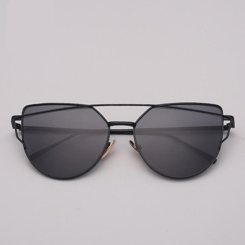 NEW Stevvex Designer Cat eye Sunglasses For Women and Ladies in Vintage Metal Reflective Glasse Mirror Retro Oculos De Sol Gafas Style With UV 400 Protection