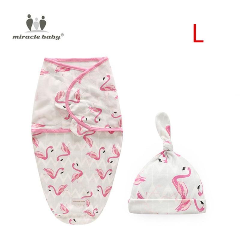 Baby Swaddle Blanket With Cap Swaddle Wrap Swaddling bag Baby Sleeping Bag