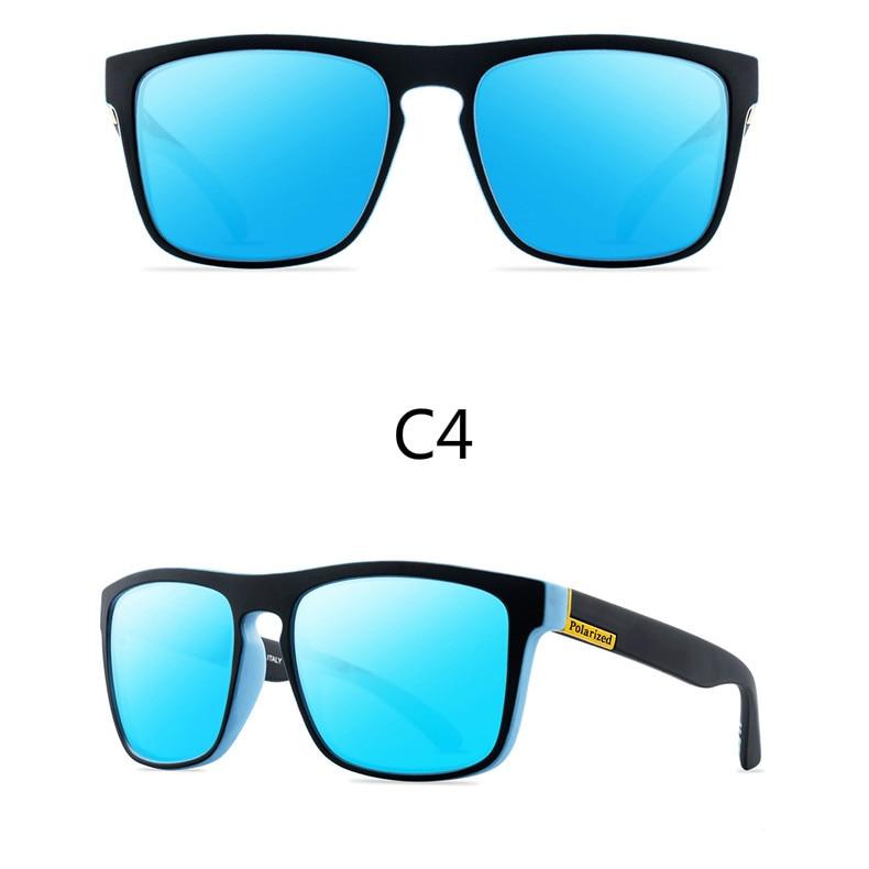 Men Polarized Sunglasses Vintage Anti-UV Driving Driver Black Eyewear Rectangle Shades Men Oculos masculino