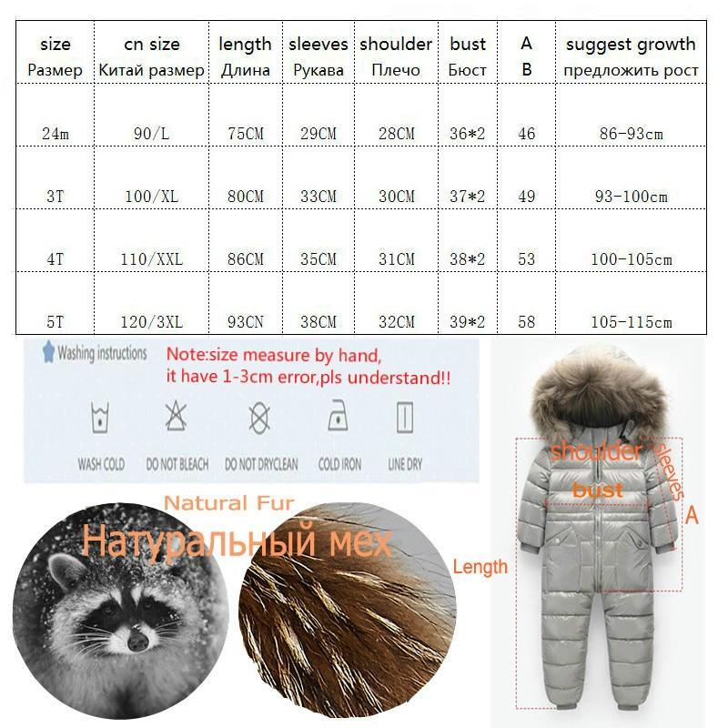 Winter Snowsuit for Climbing Babyboy Jacket Outdoor Infant Clothes for Girls/Boys For Ski And Winter
