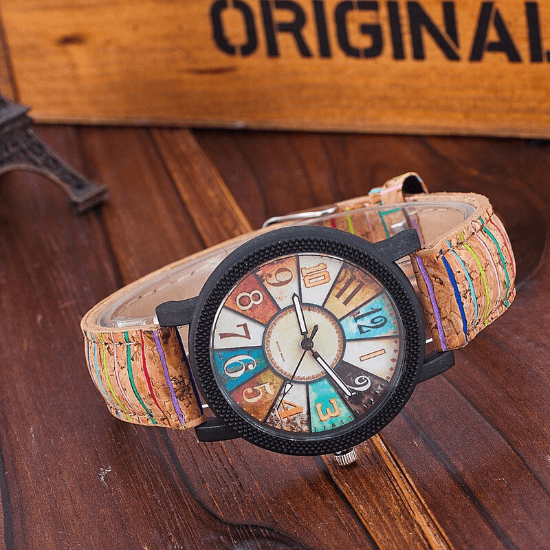 Fashion Casual Vintage Leather Women Quartz Wrist Watch For Women and Girls