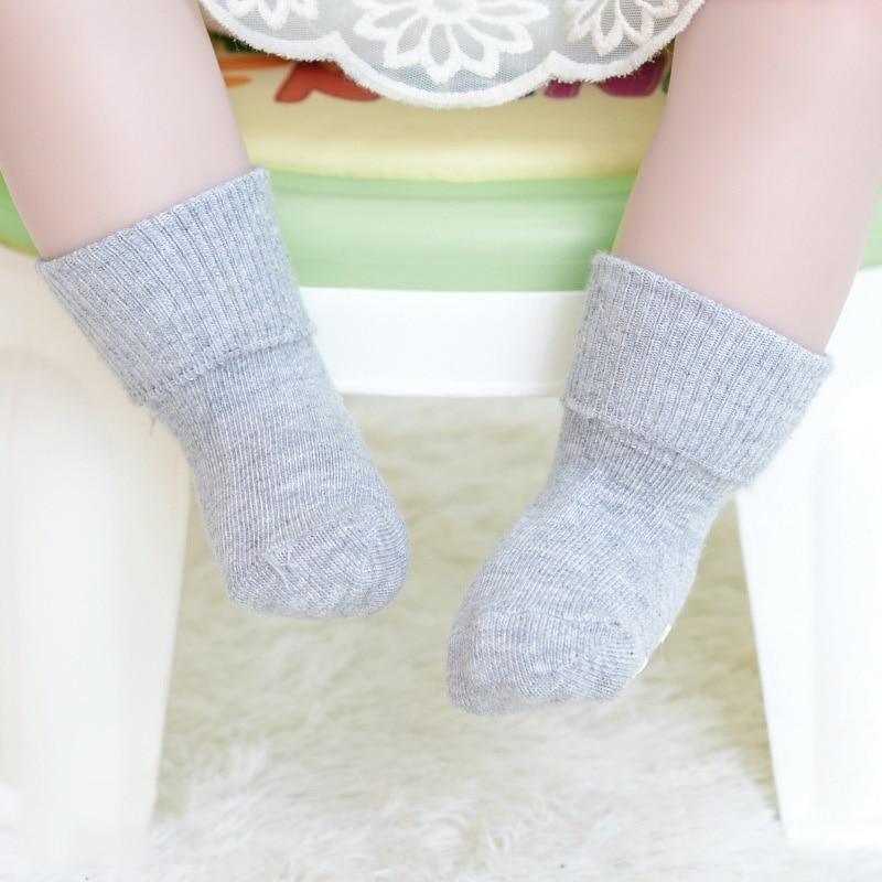 Cotton Baby Candy Color Anti Slip Soft Kids Floor Socks For Newborn Baby Boy And Girls