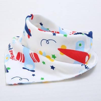 Baby Bibs Cute Cartoon Pattern bib Burp Cloths Saliva Towel Cotton Infant Burp Cloths Bib For Kids