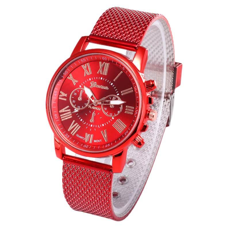 Analog Women watches Quality Fashion Roman Numerals Faux Leather Analog Quartz Ladies watch Bracelet Clock Gift For Women Lady and Girls