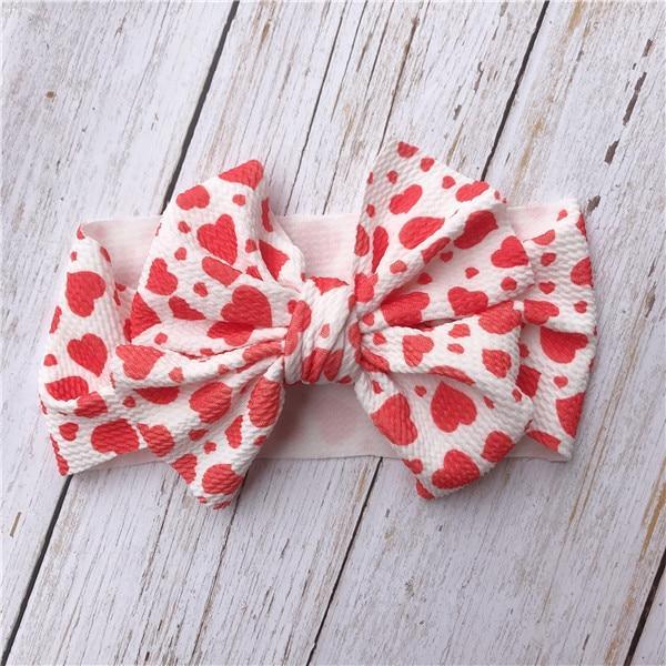 Infant Nylon Print Fabric Headband Baby Girl Headbands for Girls Bows Baby Turban Headwrap Newborn Hairband For Girls
