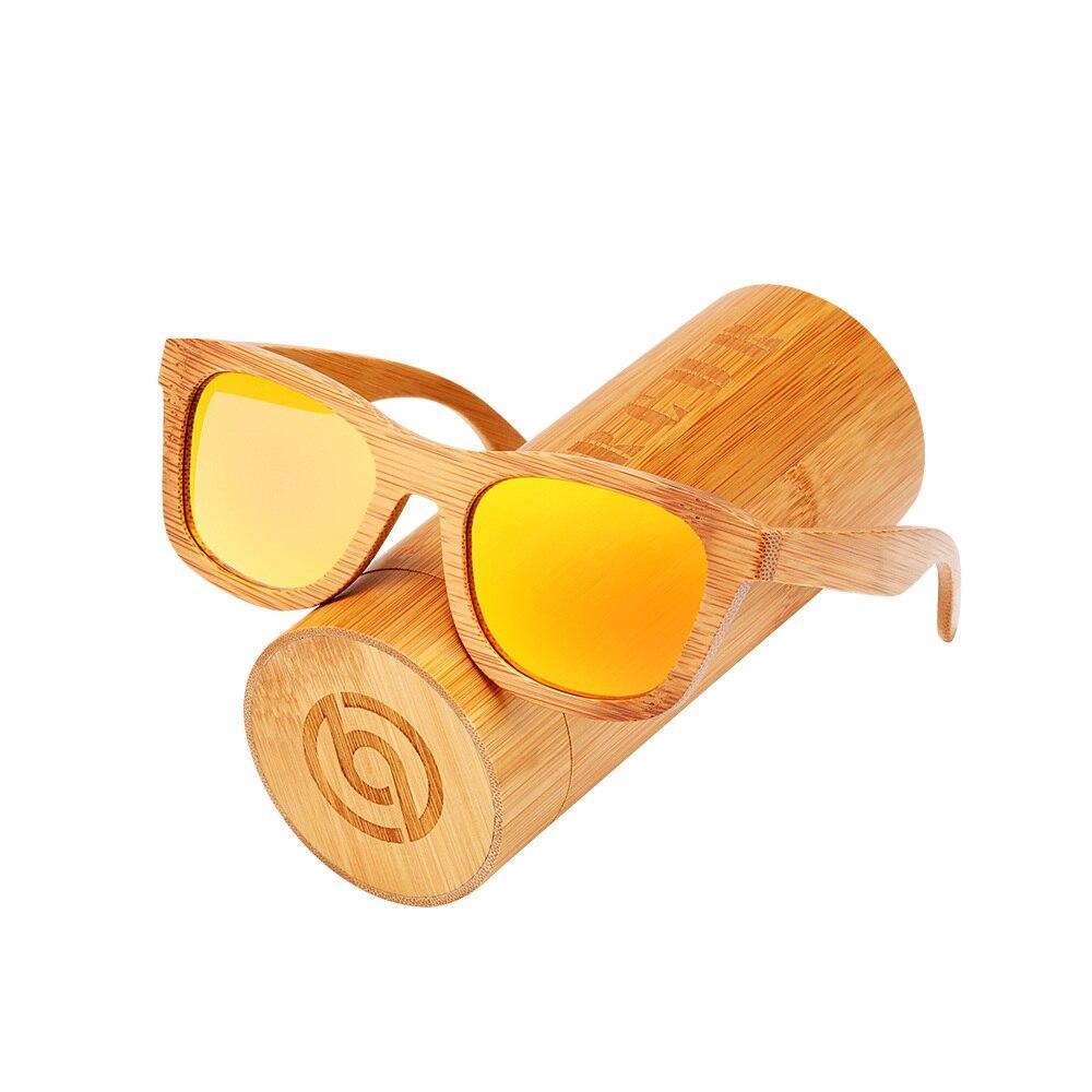 Handmade Bamboo Wood Luxury Retro Men and Women Polarized Sunglasses Beach Wooden Glasses Oculos de sol With UV400 Protection l