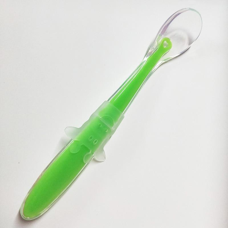 Baby Full Silicone Soft Training Spoon Children Tableware Perfect Gift For Parents Baby Boys Or Girls Unique Design