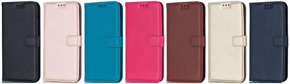 Solid Color Leather Wallet Case For iPhone 14 XS MAX 11 Pro 12 mini 13 Flip Cover Card Slot Mobile Phone Case Wallet Mobile Phone Case Leather Flip Case Wallet Colorful Protective Case