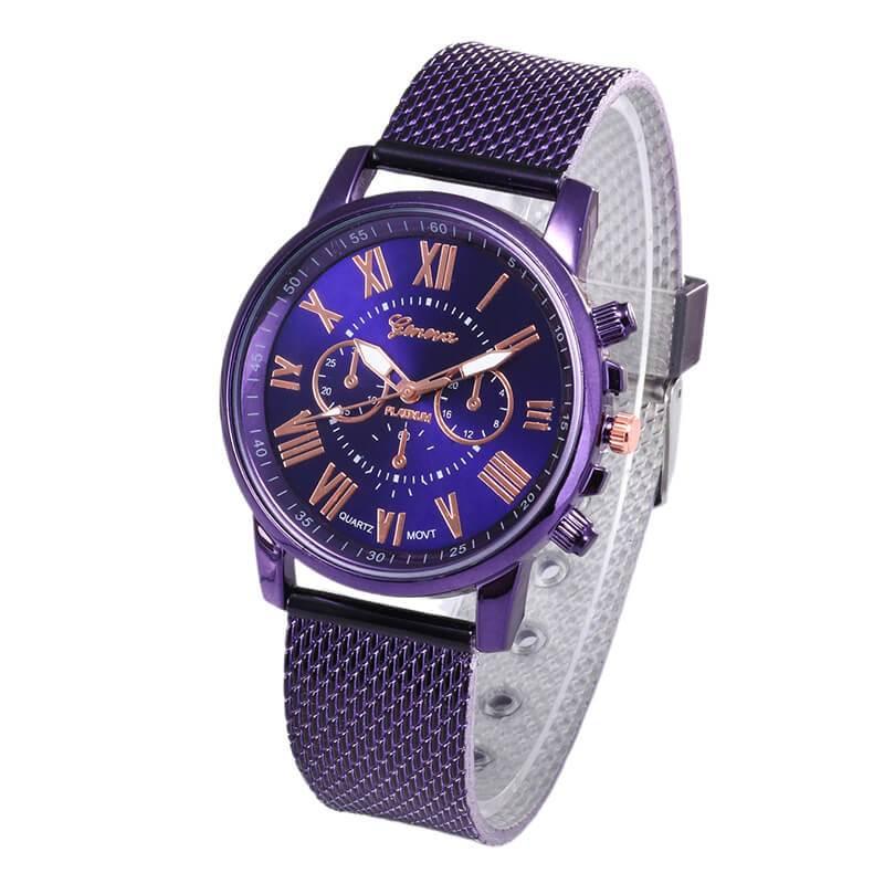 Analog Women watches Quality Fashion Roman Numerals Faux Leather Analog Quartz Ladies watch Bracelet Clock Gift For Women Lady and Girls