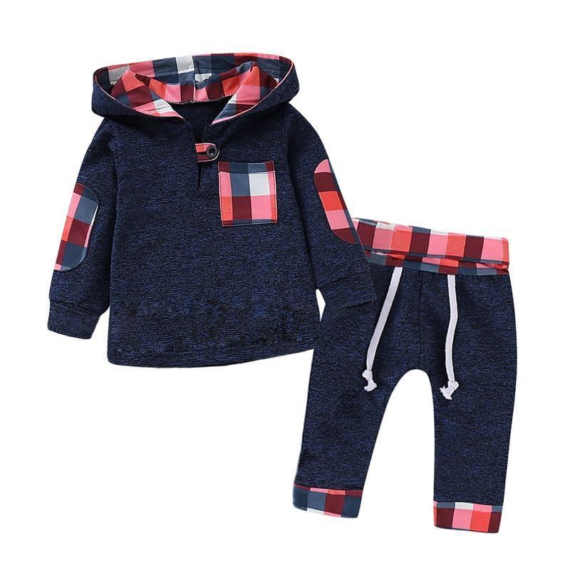 Newborn Baby Clothes Hoodies+Pant 2pcs Outfit Suit Costume Infant Clothing For Baby boys Set