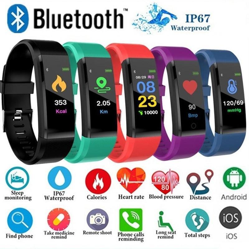New Smart Watch For Men and Women With Heart Rate Monitor Blood Pressure Fitness Tracker Smartwatch For Sport Support IOS Android Sistems