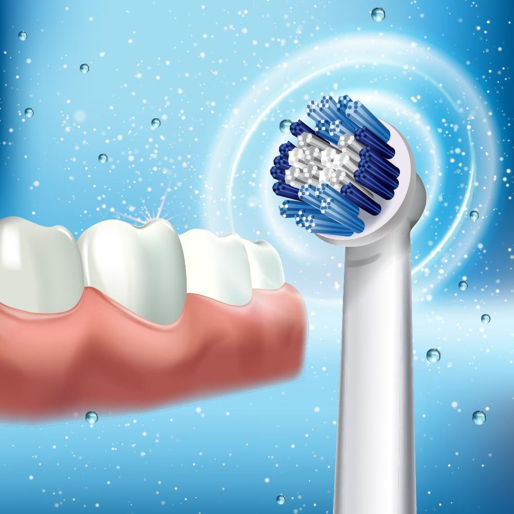Sonic Electric Toothbrush Rotating Electronic Oral Hygiene Dental Teeth Brush Head Remove Plaque Teethbrush For Woman and Men