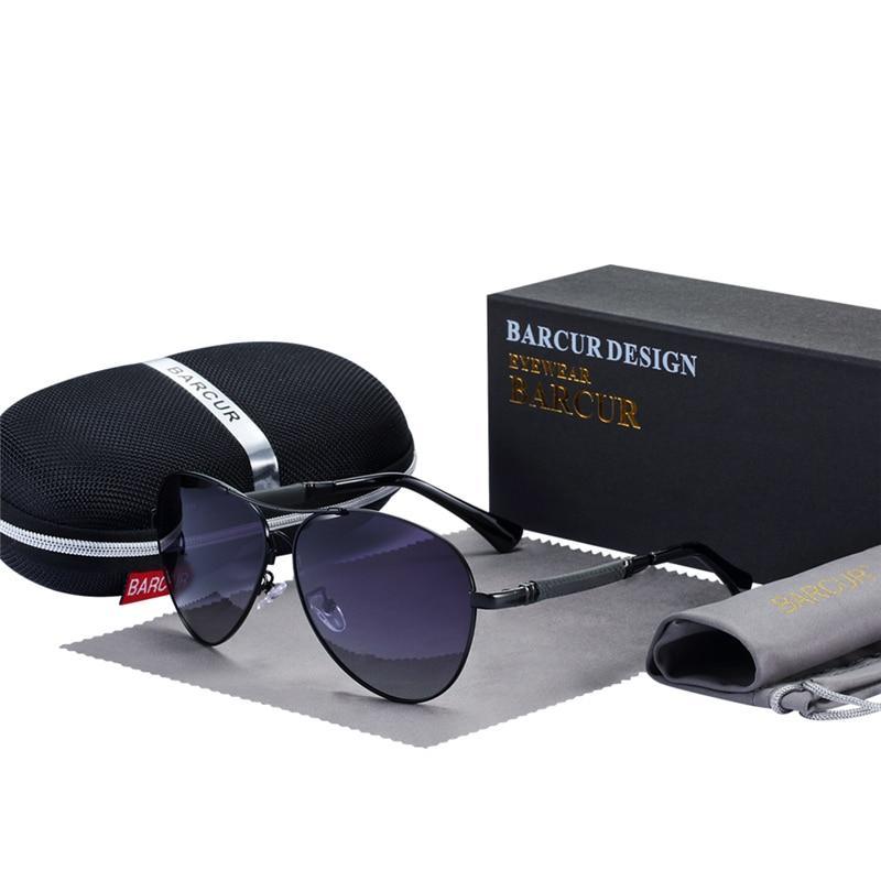 High Quality TR90 Luxury Modern Men Polarized Sunglasses In Aviation Pilot Famous Style with UV400 Protection and Miror Glasses