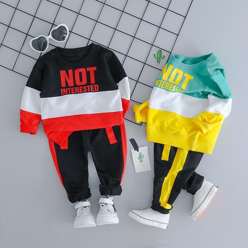 Autumn Winter Newborn Baby Boys and Girls Clothes Sweater and pants Outfit Suit For kids