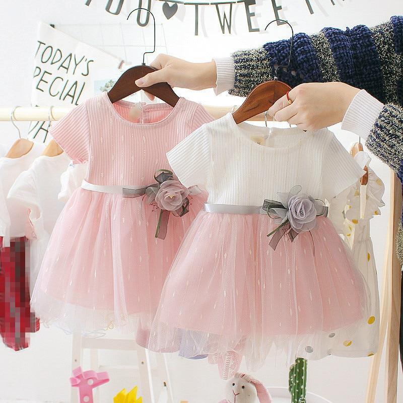 Modern Luxury elegant Newborn Baby Girl Dress for New Fashion Cute Princess Baby Dress Infant Clothing
