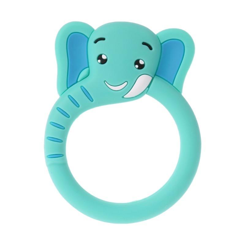 Baby Silicone Teether Pacifier Cartoon Teething Nursing Silicone BPA Free Toys For Baby KIds