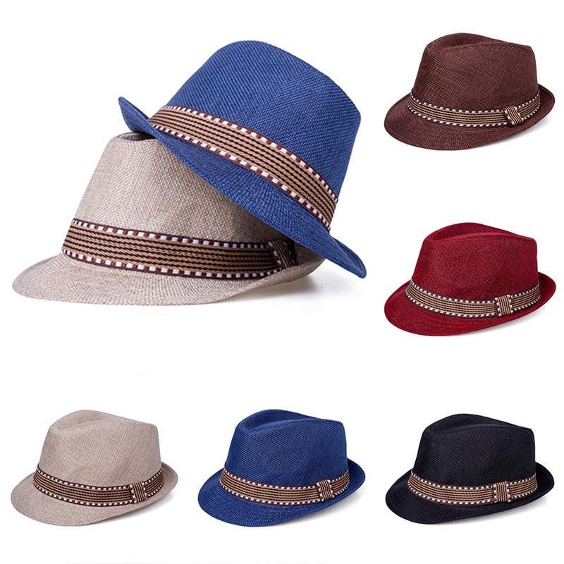 Modern Baby Hat Children Jazz Straw Cap for Baby Boys/Girls Cap Baby Hat For Kids Sun Cap For Kids In Elegant Design