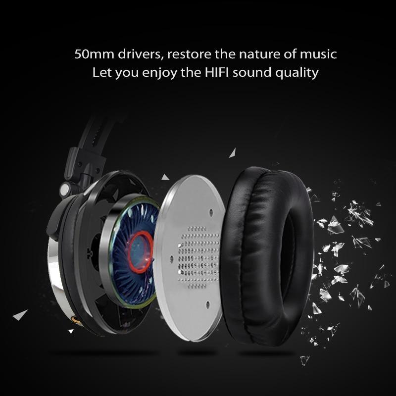 Proffesional Studio Luxury STEVVEX Headphones Hifi Studio DJ Headphone Wired Monitor Music Gaming Headset Earphone For Phone Computer PC With Mic