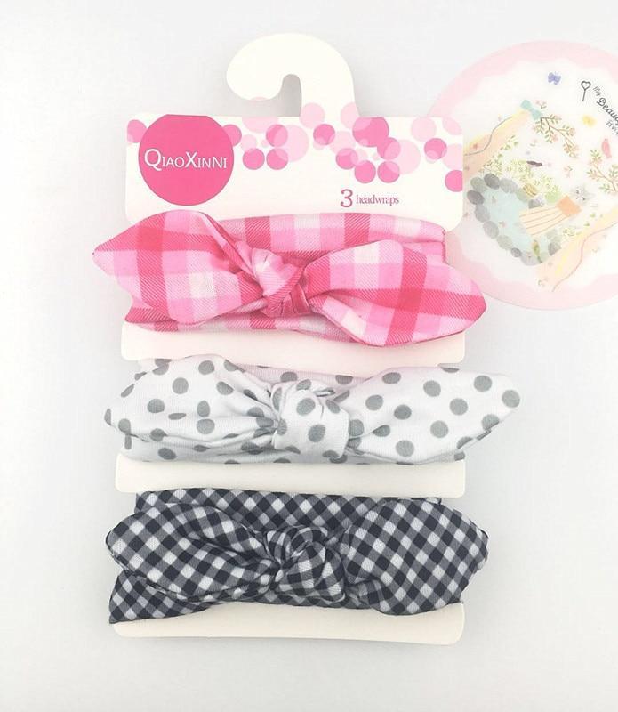 Modern Handamde Luxury Set Baby Girl Headband Bow For Newborn Babies Hair Band Elastic Accessories Cotton Headwear For Girls