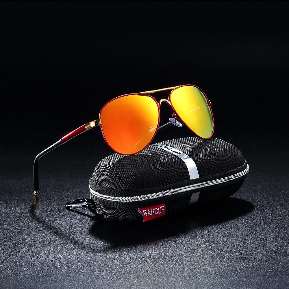 Luxury Pilot Aviation Polarized High Quality Metal Frame Sunglasses With UV400 Protection