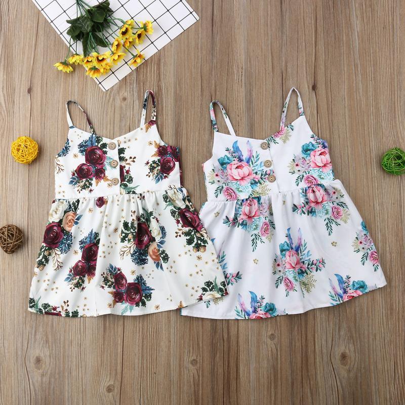Luxury Handmade Summer Toddler Baby Girls Dress Flower Sleeveless V Neck Party Dress For Girls In Elegant Summer Design