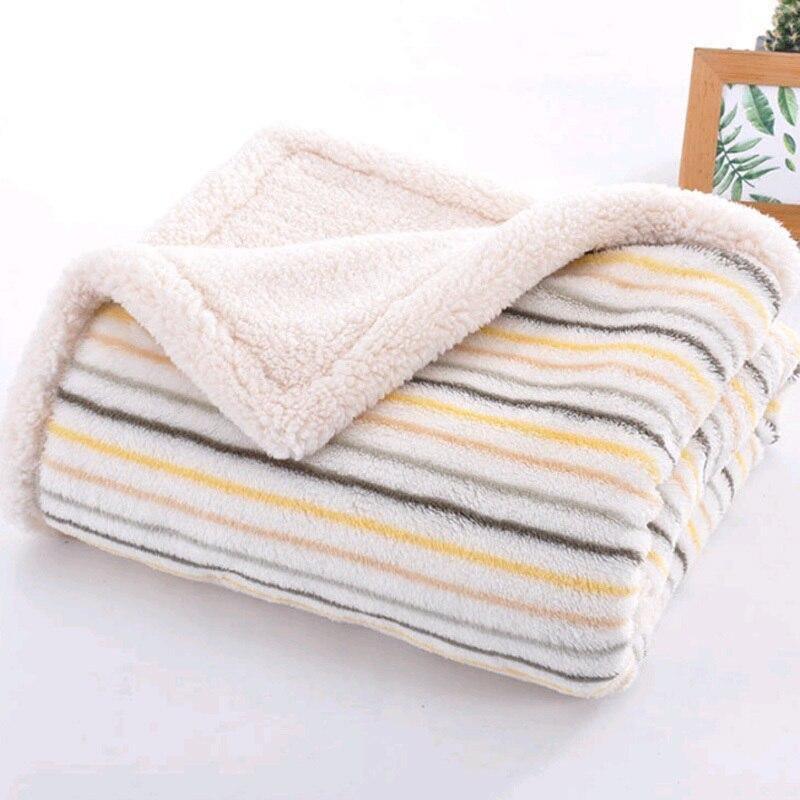 Baby Winter Blanket Newborn Baby Thicken Cotton Fleece Blankets for Infant Warm Soft Swaddle Envelope Blanket for Kids