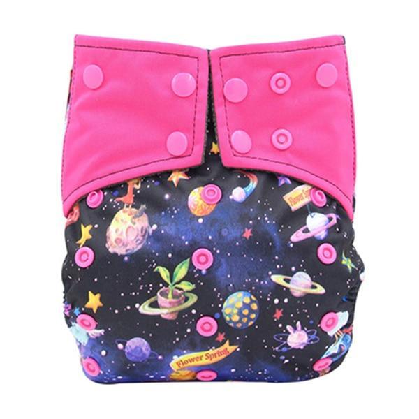 All-In-One Cloth Diaper for Baby Bamboo Charcoal Eco-friendly Baby Cloth Diaper