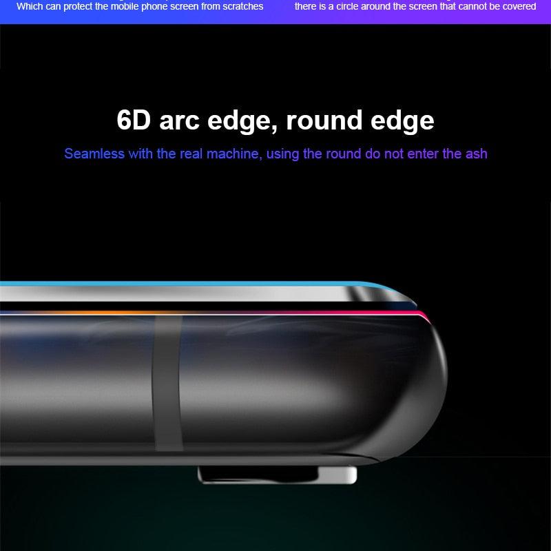 10D Curved Edge Aluminum Alloy Tempered Glass for iPhone X XS MAX 11 12 Pro Max mini 6 6S 7 8 Plus Full Cover Screen Protector Titanium Alloy Metal Edge Full Coverage Front Tempered Glass Screen Protector for iPhone