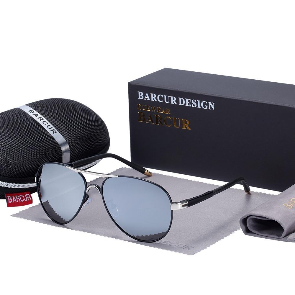 Luxury Pilot Aviation Polarized High Quality Metal Frame Sunglasses With UV400 Protection