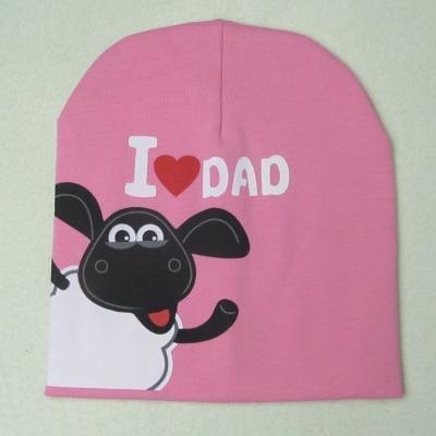 Modern Popular Baby Knitted Warm Cotton Beanie Hat cap For Toddler Baby Kids Cap for Girls & Boys I love Mama Prints Baby Hat Design