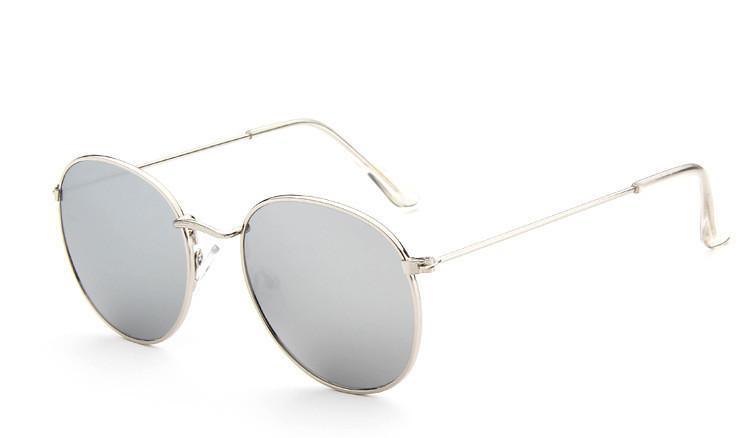 Famous Retro Popular Oval Luxury Round Vintage Woman and Man Sunglasses Brand Designer Oculos De Sol With UV400 protection