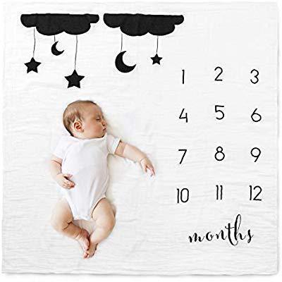Cartoon Pattern Baby Photo Props Background Blankets Play Mats Backdrop Cloth Calendar Photo Accessories Blanket For Baby