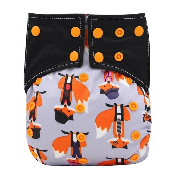 All-In-One Cloth Diaper for Baby Bamboo Charcoal Eco-friendly Baby Cloth Diaper