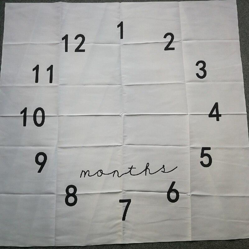 Cartoon Pattern Baby Photo Props Background Blankets Play Mats Backdrop Cloth Calendar Photo Accessories Blanket For Baby