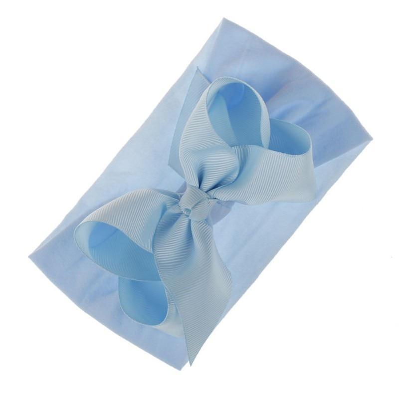 Baby Girls Headbands Hair Accessories Turban Solid Head wear Hair Band Bow Girl Accessories